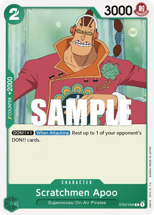 Scratchmen Apoo Worst Generation 8