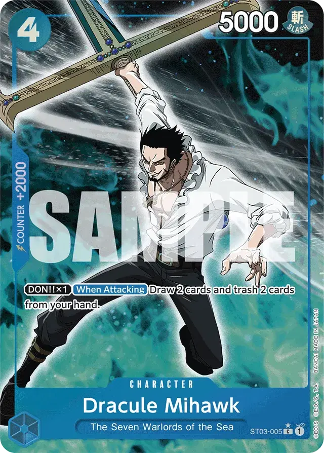 Dracule Mihawk The Seven Warlords of the Sea 5