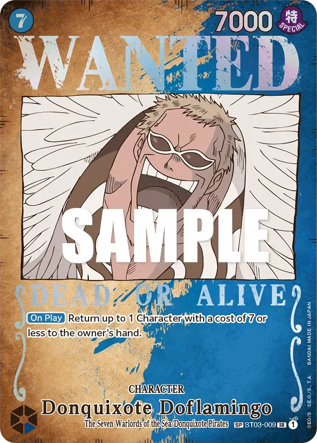 Donquixote Doflamingo The Seven Warlords of the Sea 9