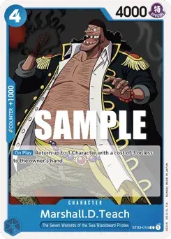 Marshall.D.Teach The Seven Warlords of the Sea