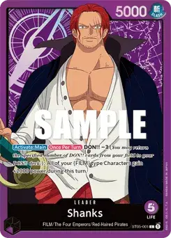 Shanks ONE PIECE FILM edition