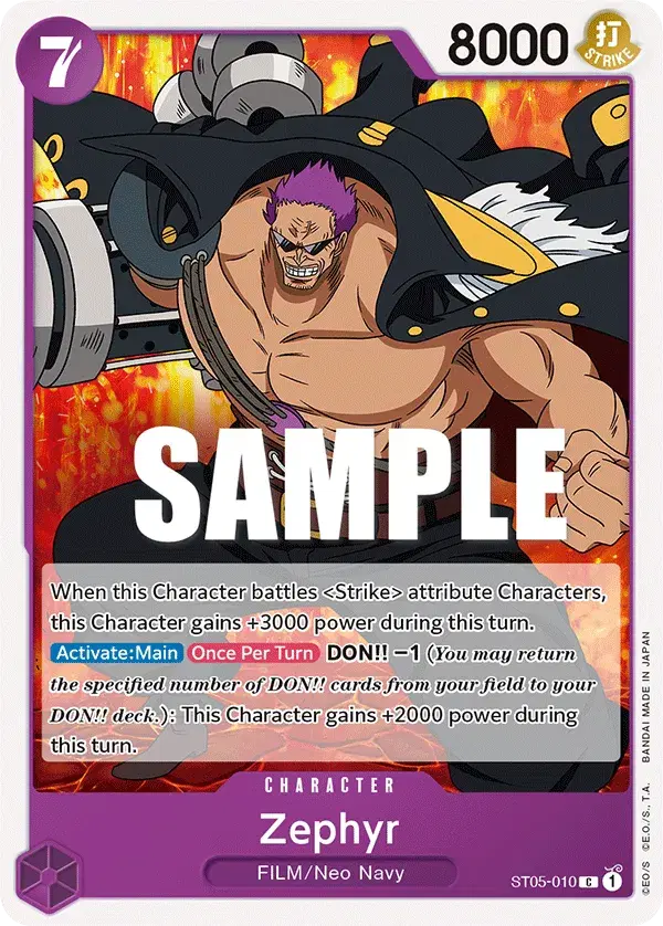 Zephyr ONE PIECE FILM edition 10