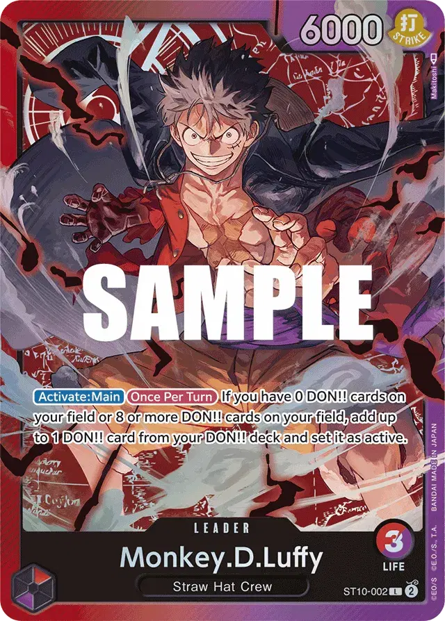 Monkey.D.Luffy Ultra Deck: The Three Captains 2