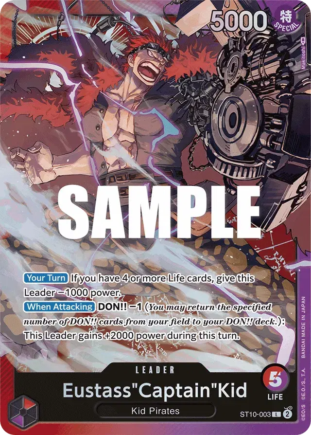 Eustass"Captain"Kid Ultra Deck: The Three Captains 3