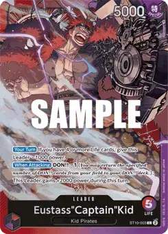 Eustass"Captain"Kid Ultra Deck: The Three Captains