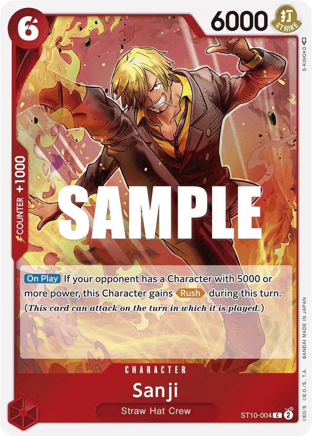 Sanji Ultra Deck: The Three Captains 4
