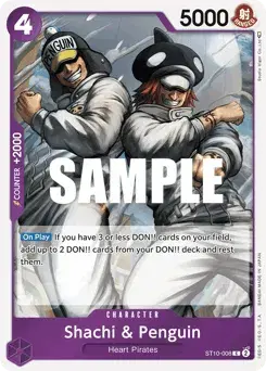 Shachi & Penguin Ultra Deck: The Three Captains