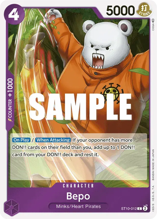 Bepo Ultra Deck: The Three Captains 12