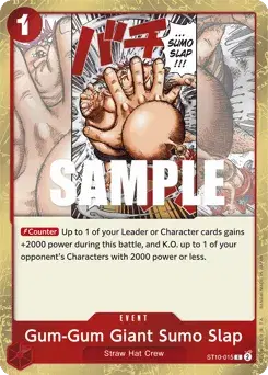 Gum-Gum Giant Sumo Slap Ultra Deck: The Three Captains