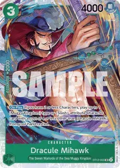 Dracule Mihawk Zoro and Sanji