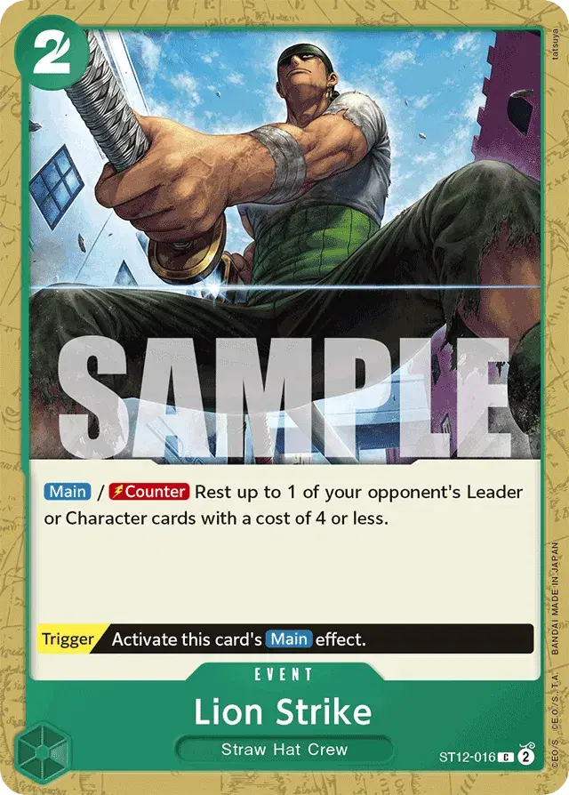 Lion Strike Zoro and Sanji 16