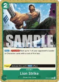 Lion Strike Zoro and Sanji