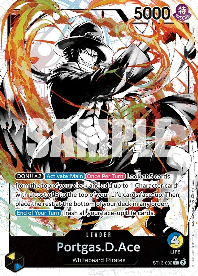 Portgas.D.Ace Ultra Deck: The Three Brothers 2