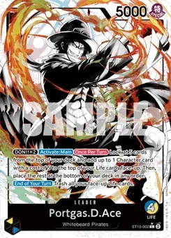 Portgas.D.Ace Ultra Deck: The Three Brothers