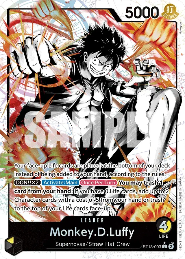 Monkey.D.Luffy Ultra Deck: The Three Brothers 3