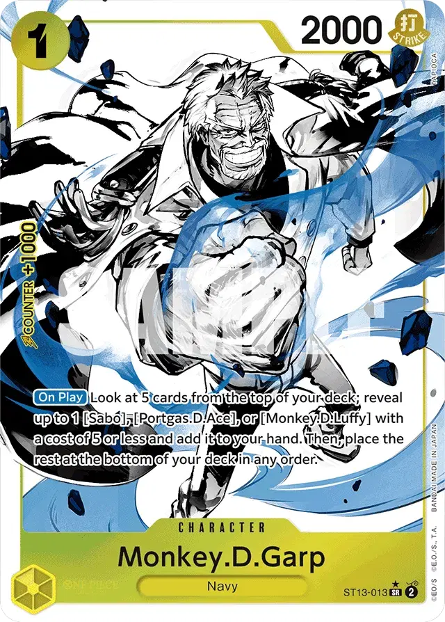 Monkey.D.Garp Ultra Deck: The Three Brothers 13
