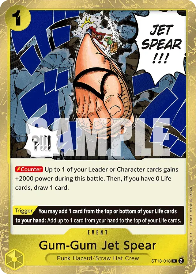 Gum-Gum Jet Spear Ultra Deck: The Three Brothers 18