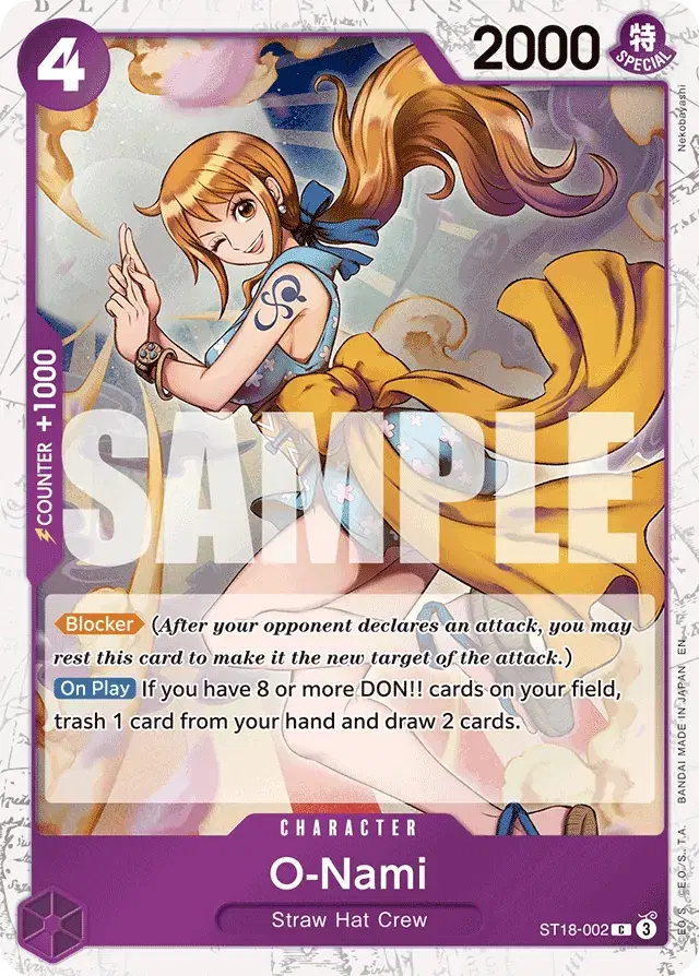 O-Nami PURPLE Monkey.D.Luffy 2
