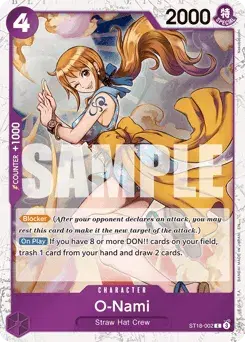O-Nami PURPLE Monkey.D.Luffy