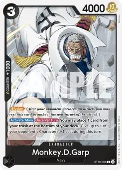 Monkey.D.Garp BLACK Smoker