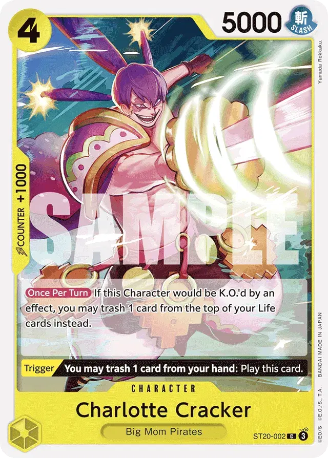 Charlotte Cracker YELLOW Charlotte Katakuri 2