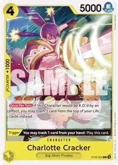 Charlotte Cracker YELLOW Charlotte Katakuri