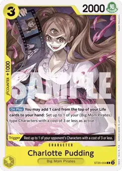 Charlotte Pudding YELLOW Charlotte Katakuri