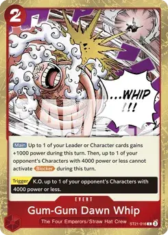 Gum-Gum Dawn Whip EX Gear 5