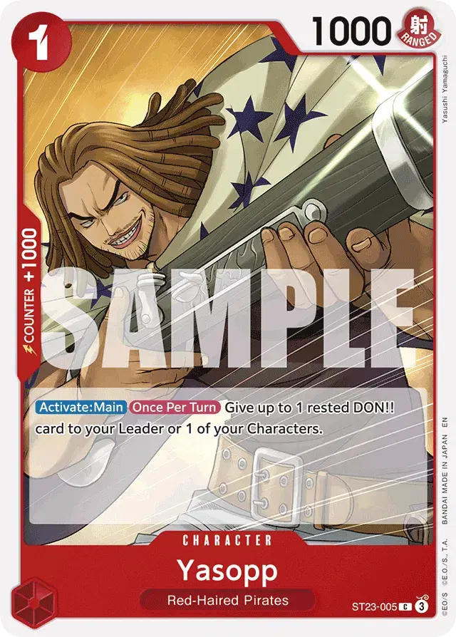 Yasopp RED Shanks 5