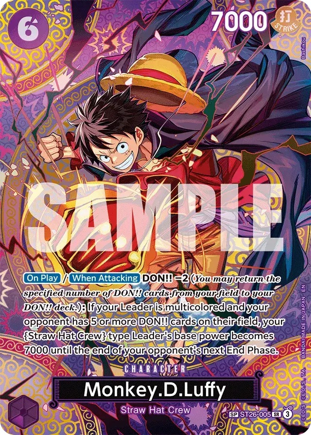 Monkey.D.Luffy PURPLE/BLACK Monkey.D.Luffy 5