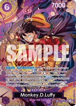 Monkey.D.Luffy PURPLE/BLACK Monkey.D.Luffy