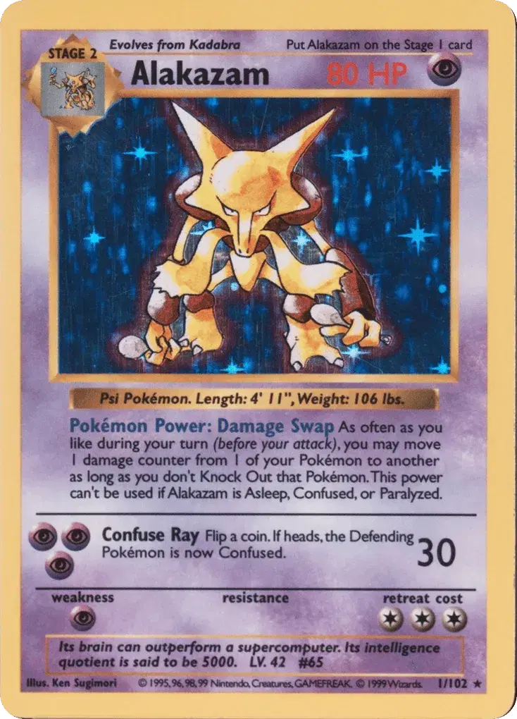 Alakazam Base 1