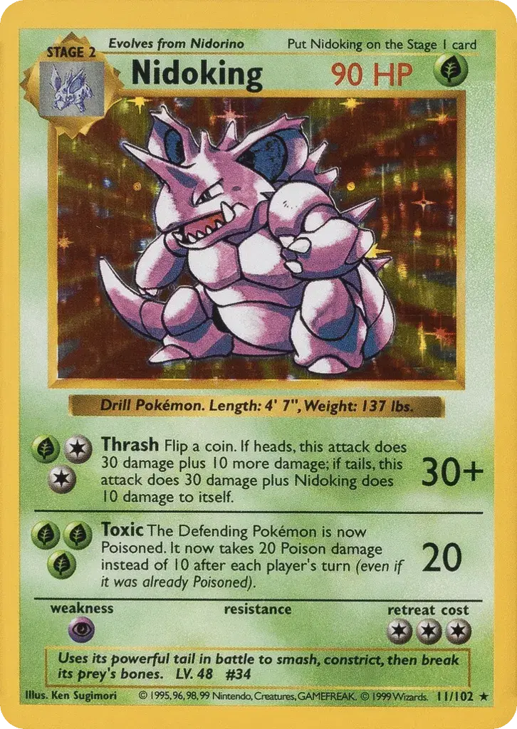 Nidoking Base 11