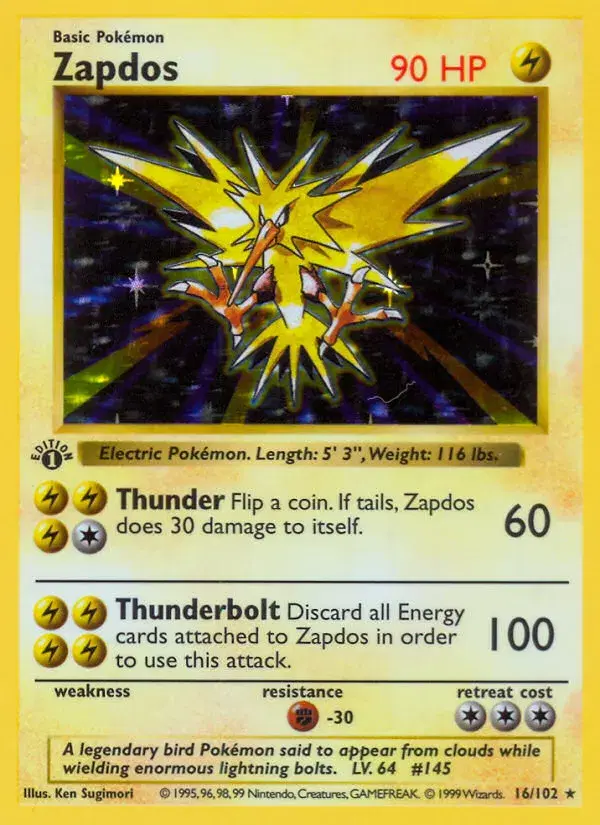 Zapdos Base 16