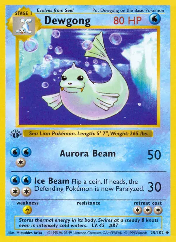 Dewgong Base 25