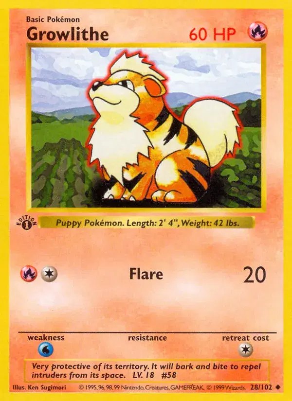Growlithe Base 28