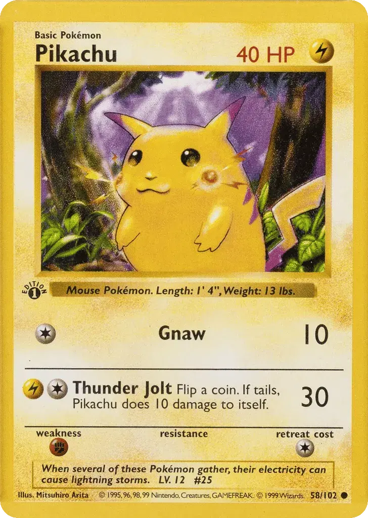 Pikachu Base 58