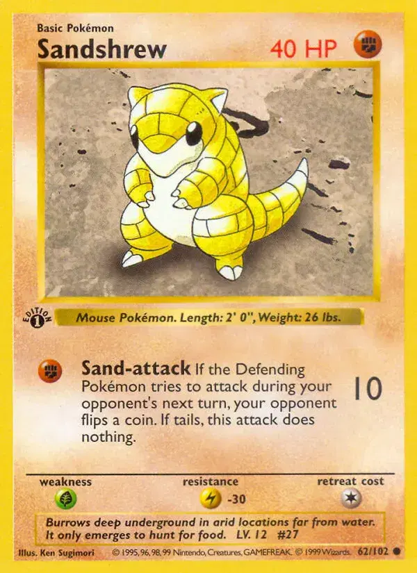 Sandshrew Base 62