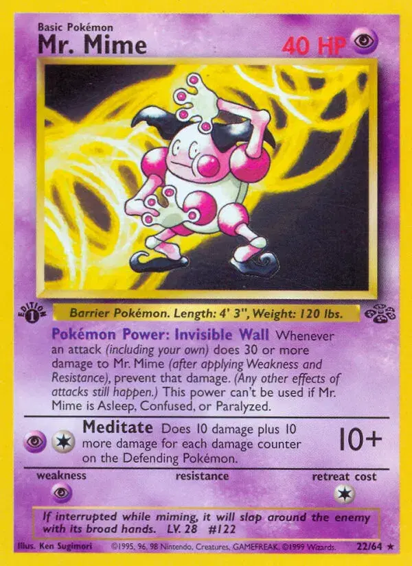 Mr. Mime Jungle 22