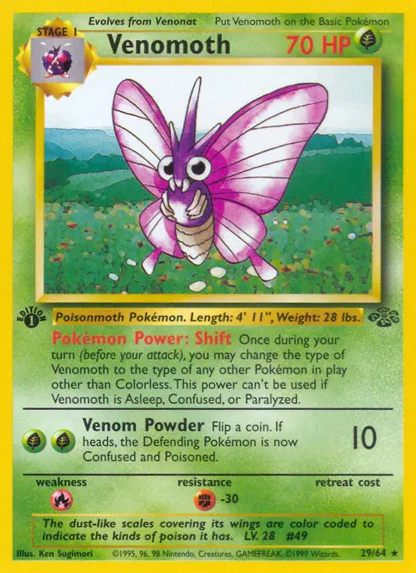 Venomoth Jungle 29