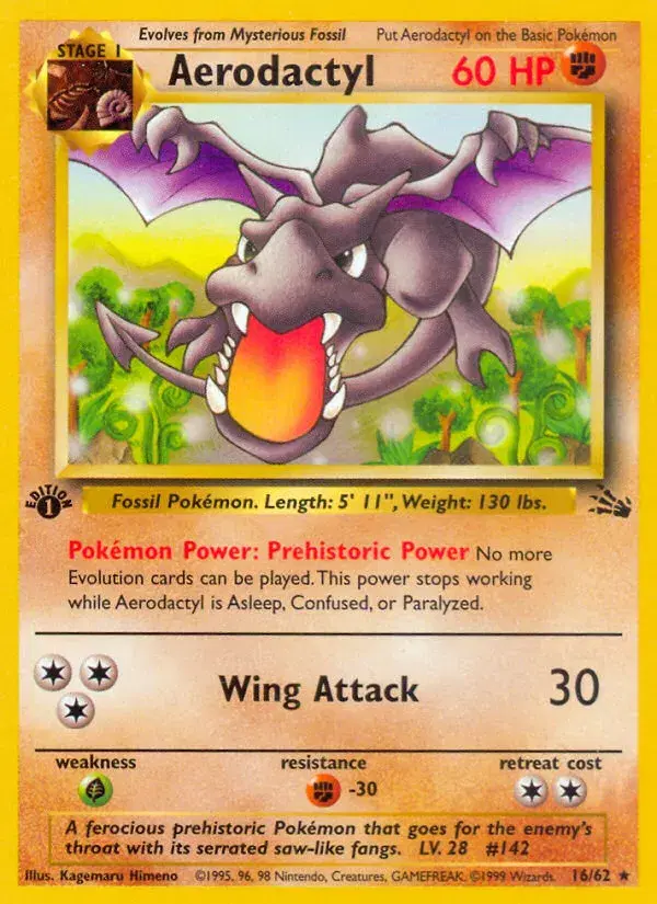 Aerodactyl Fossil 16