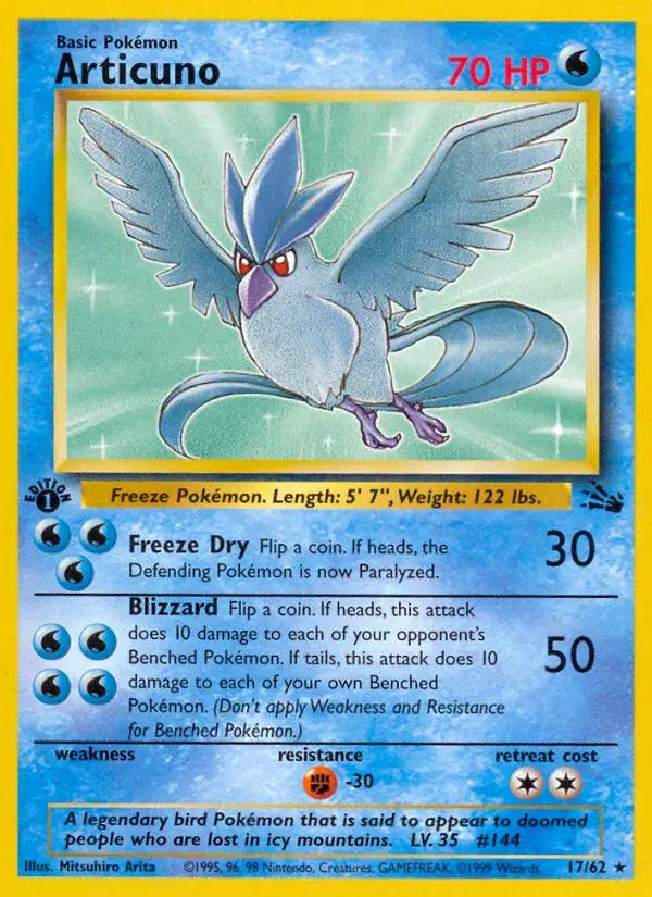 Articuno Fossil 17