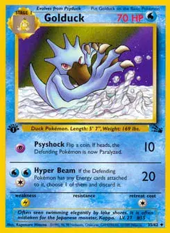 Golduck Fossil