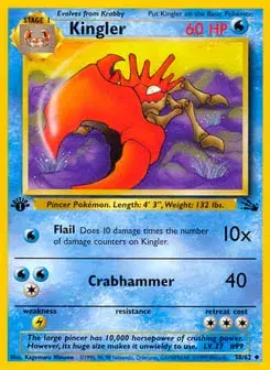 Kingler Fossil