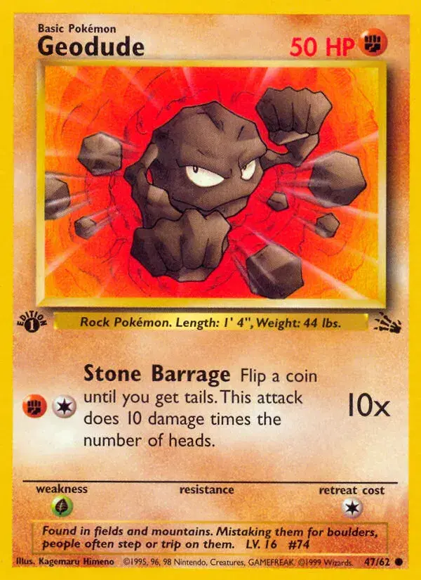 Geodude Fossil 47