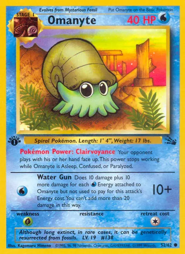 Omanyte Fossil 52