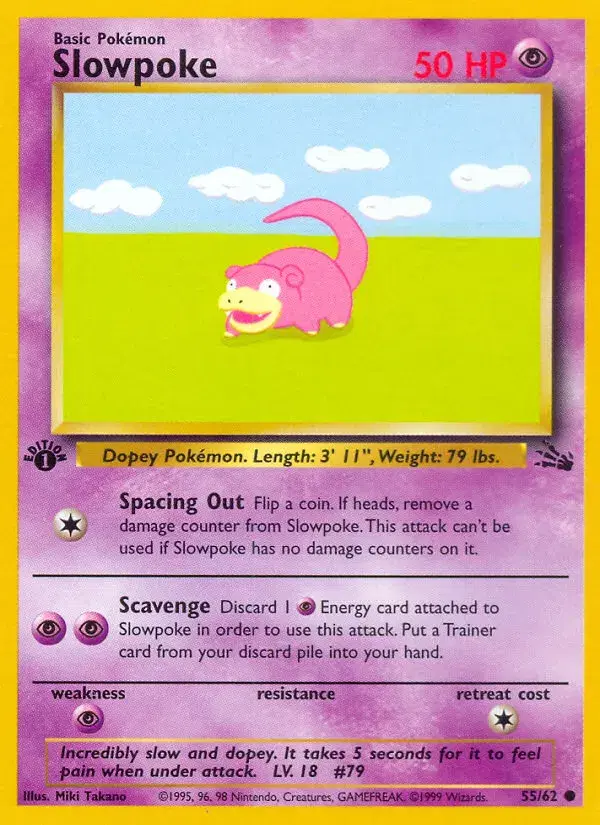 Slowpoke Fossil 55