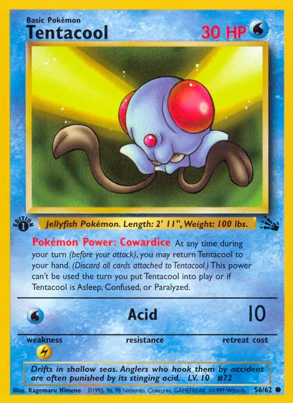 Tentacool Fossil 56