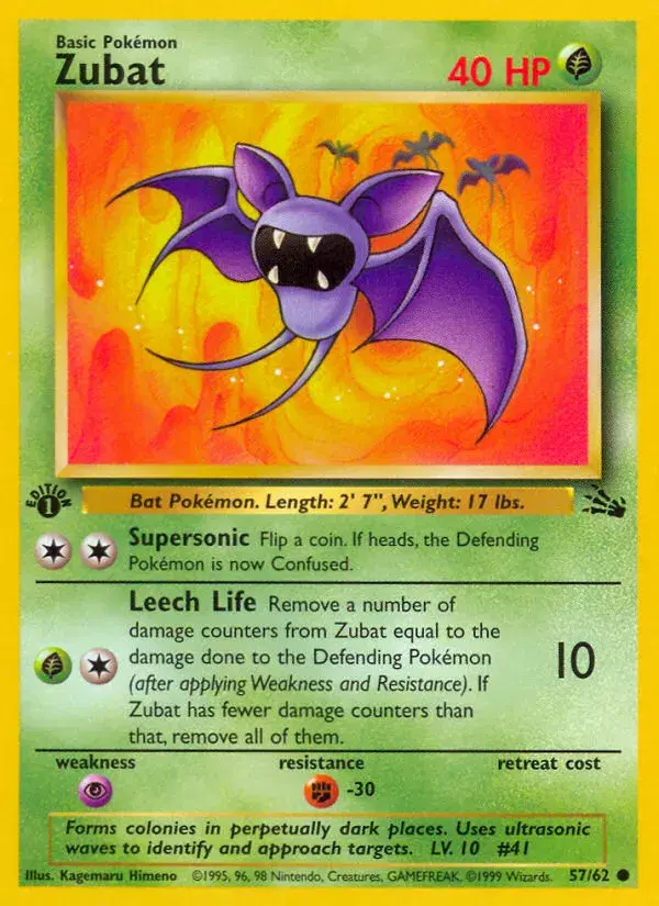 Zubat Fossil 57