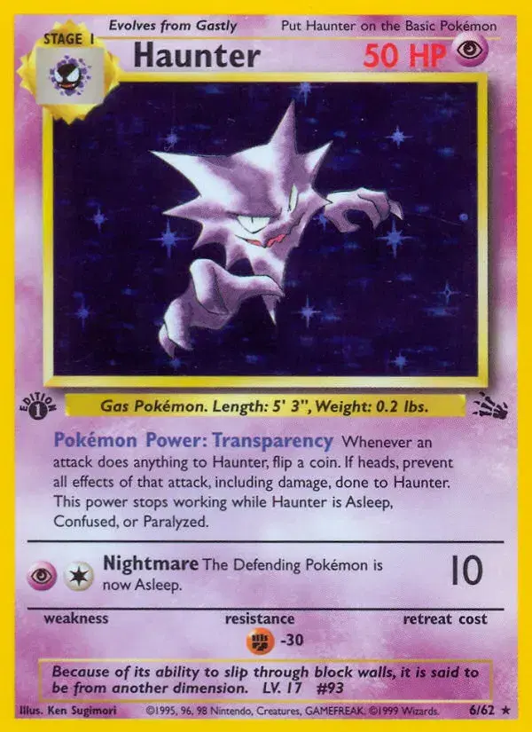 Haunter Fossil 6